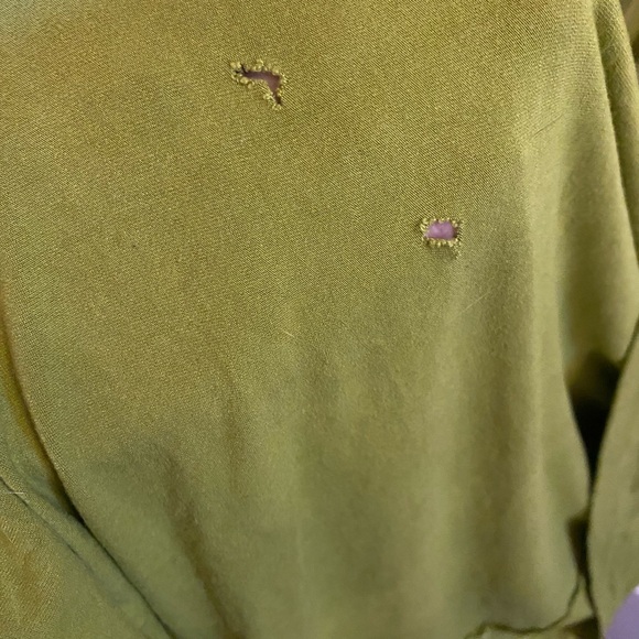 ELOQUII - chartreuse asymmetrical mock neck dress - Picture 4 of 4